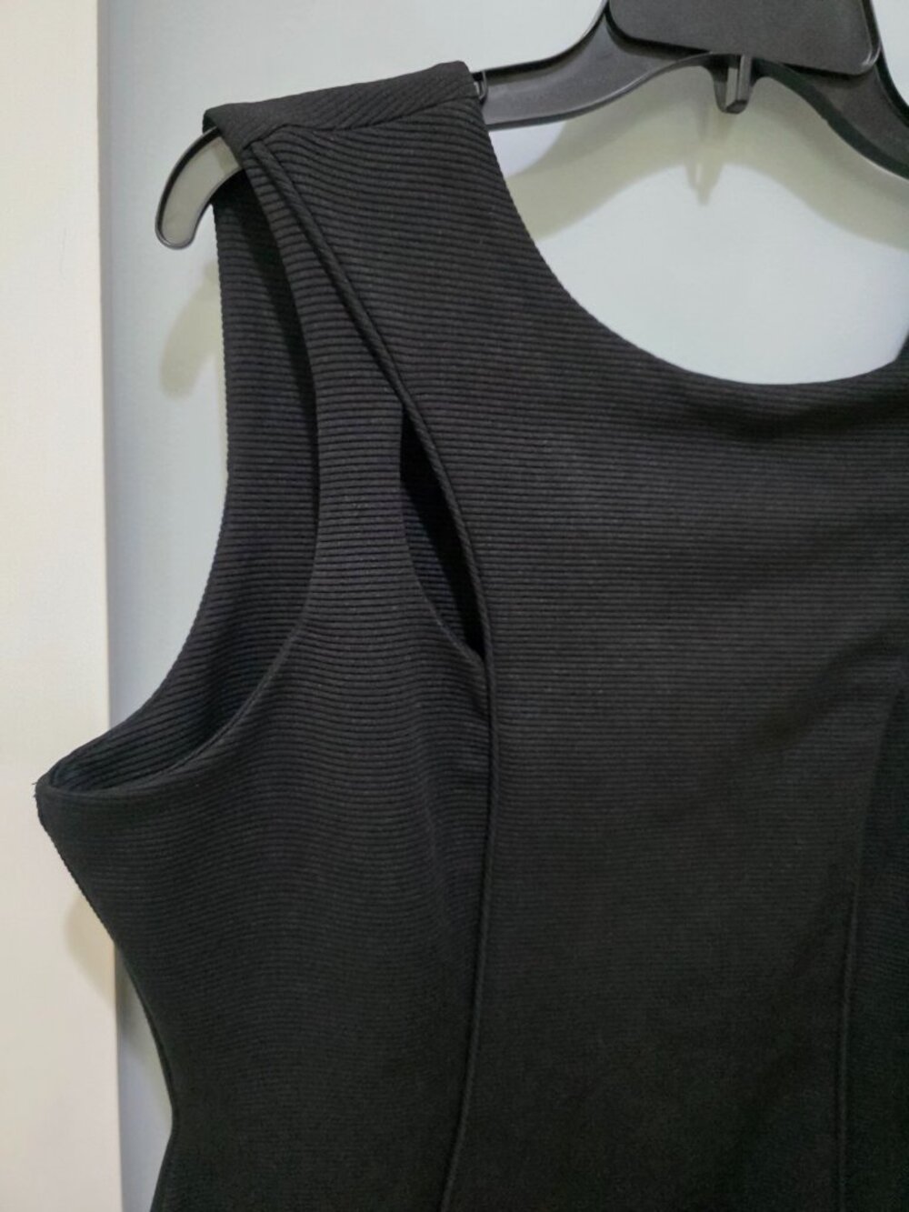 Kardashian‎ Kollection Black Bodycon Dress XL | Cutout Front Detail - Picture 4 of 14